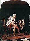 Jan Steen Famous Paintings - The Morning Toilet